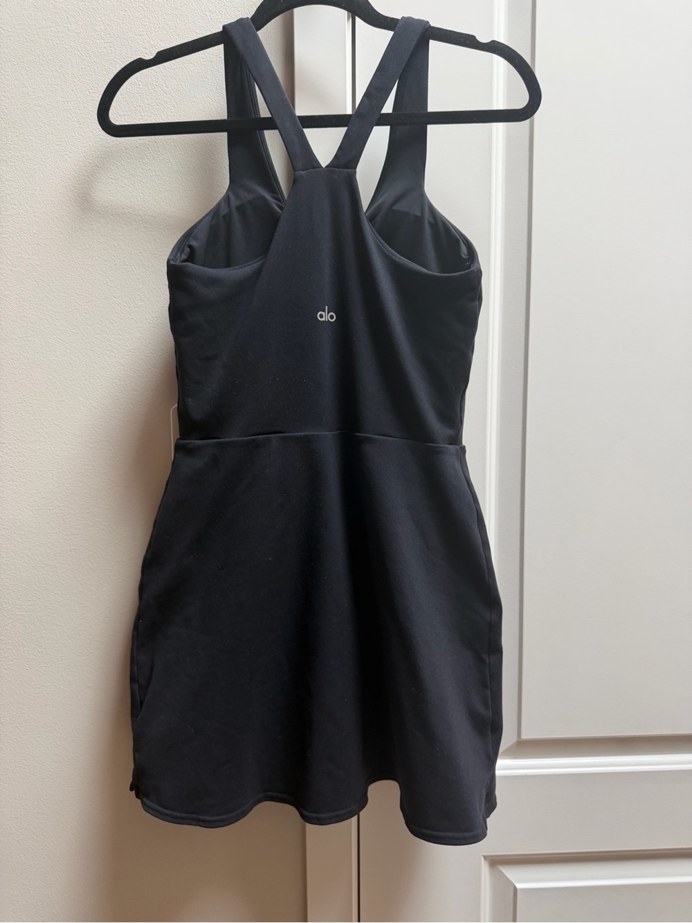 ALO Yoga Black Racerback Mini Dress - Picture 4 of 5